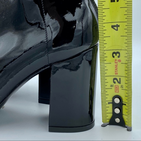 💗Robert Clergerie x Self-Portrait Patent Leather Bow Accent Boots - Picture 7 of 8